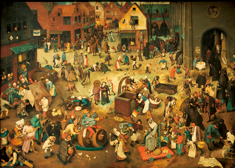  彼得·勃鲁盖尔 Bruegel Pieter—— 狂欢节和封斋期之争